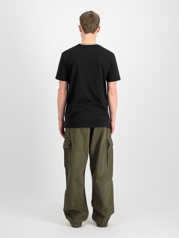 ALPHA INDUSTRIES T-shirt 'Camo PP T' i svart