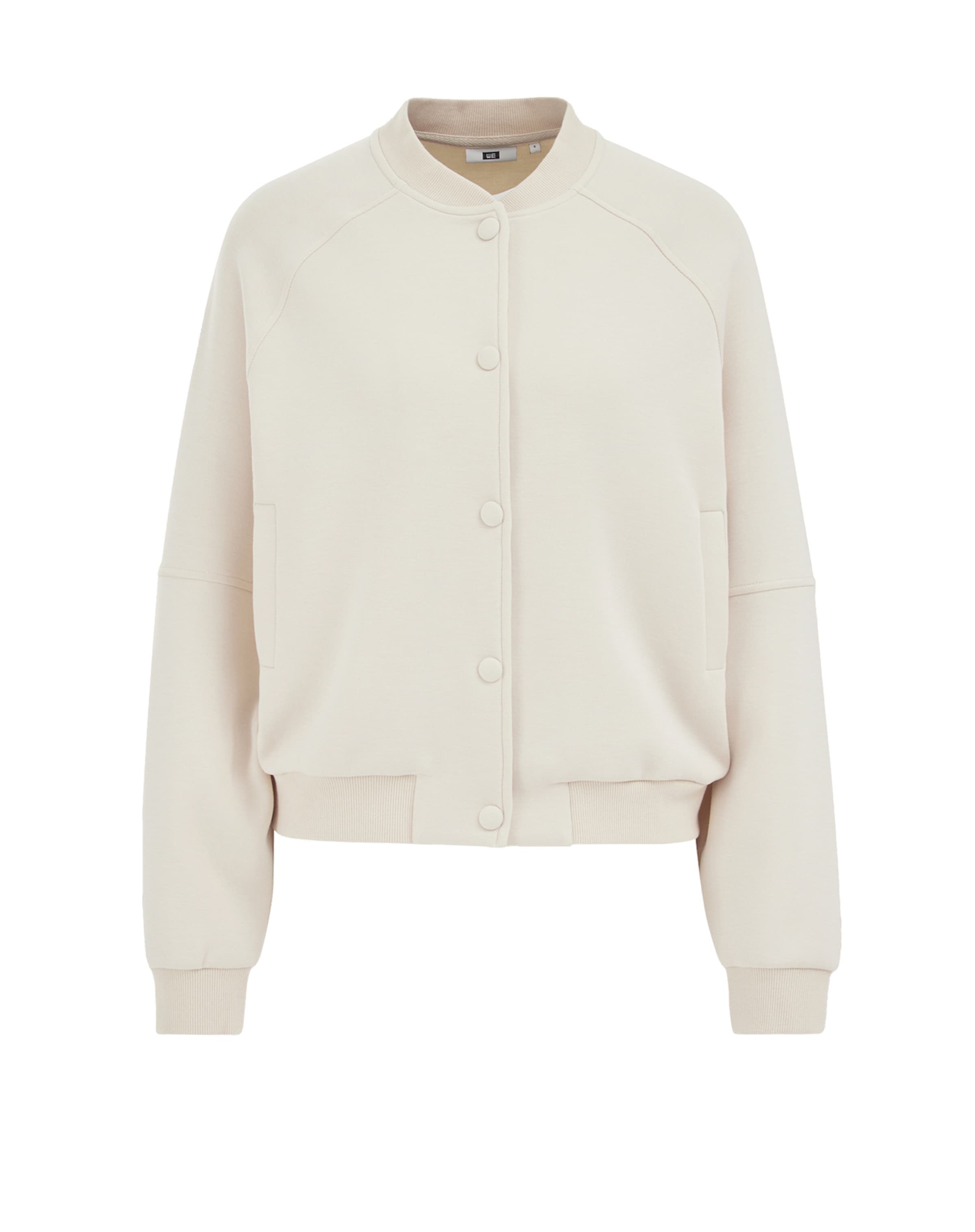 WE Fashion Tussenjas in Wit: voorkant