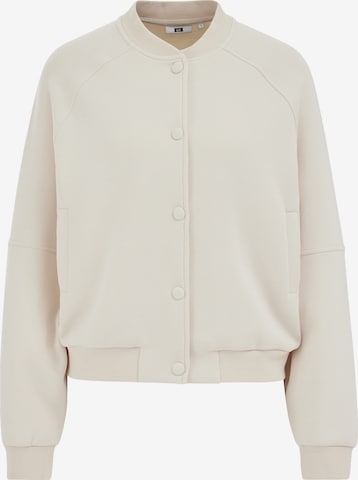 WE FashionPrijelazna jakna - bijela boja: prednji dio