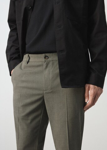 MANGO MAN Regular Pants 'Johan' in Green
