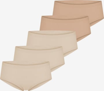 SCHIESSER Boyshorts 'Invisible Cotton' in Brown: front