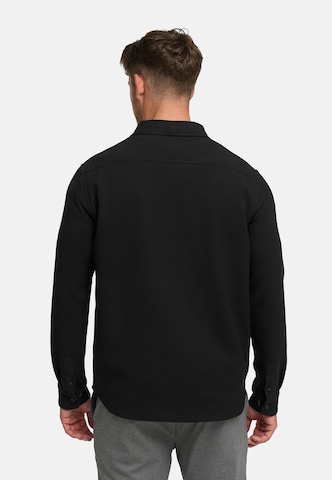 JEFF Regular fit Overhemd 'Landon' in Zwart