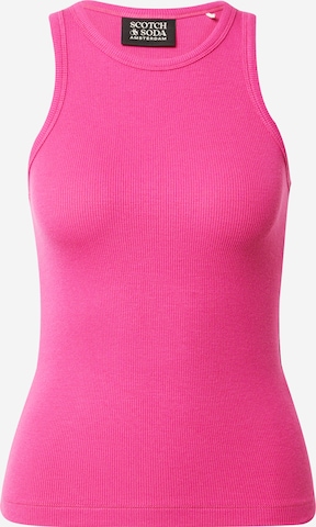 SCOTCH & SODA Top in Pink: front