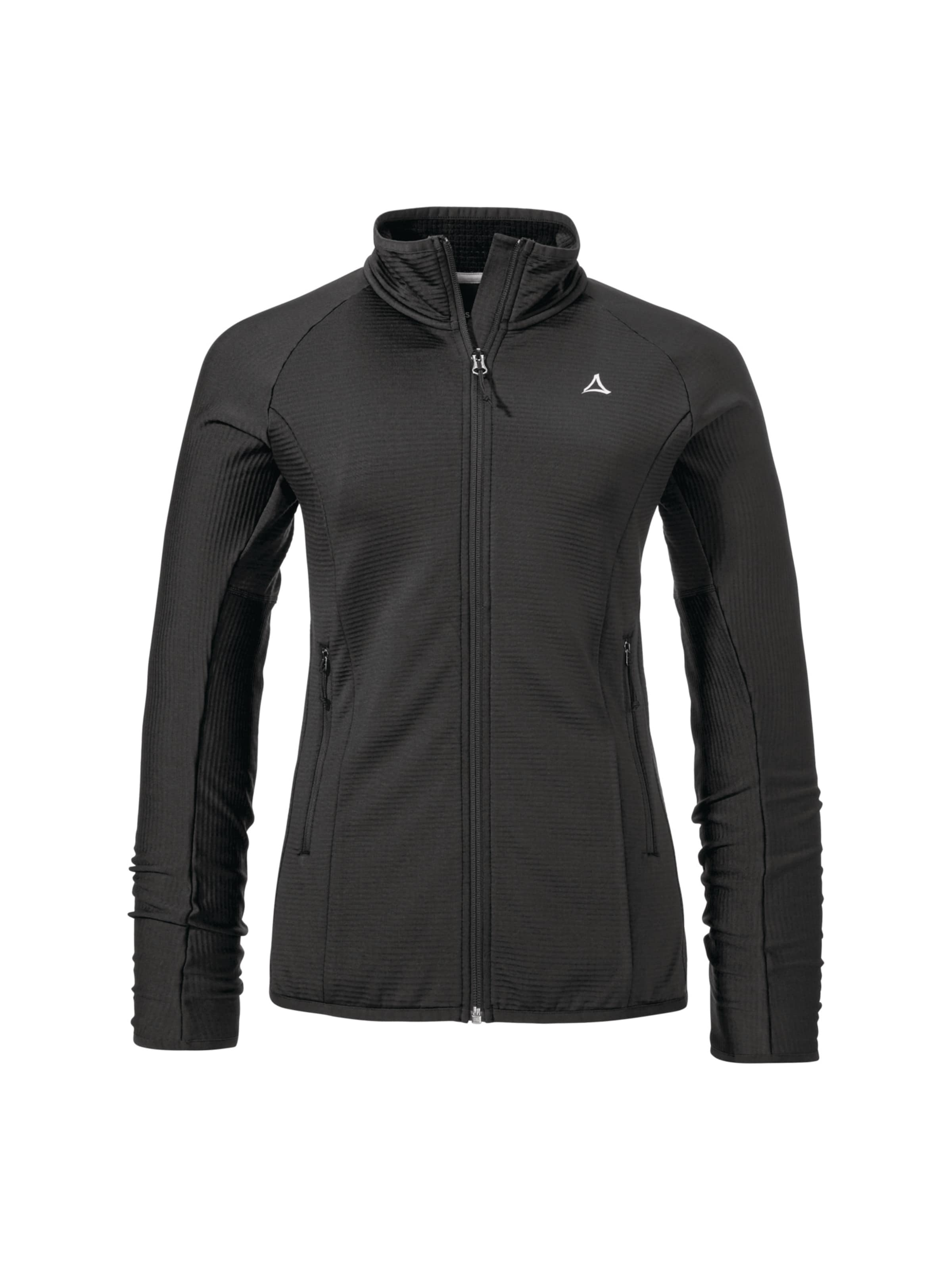 Schöffel Functionele fleece jas 'Style Cascata' in Zwart: voorkant