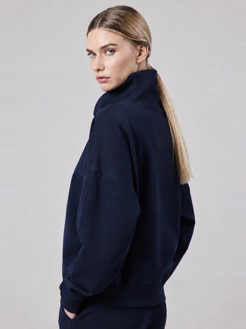 OWN Off With Nature - Sweatshirt 'Felpa Collo Alto Loose Fit in Interlock Navy' em azul