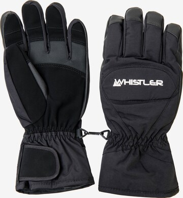 Whistler Athletic Gloves ' Slough' in Black: front