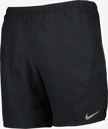 NIKE Regular Workout Pants 'Challenger' in Black: front