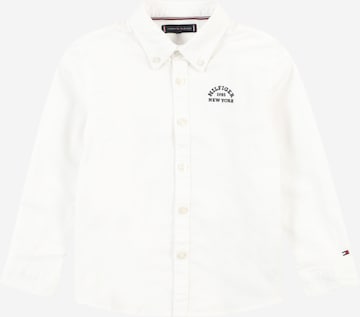 TOMMY HILFIGER Regular fit Button up shirt in White: front