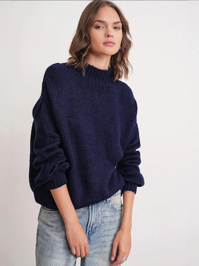 MixRay Pull-over 'Pullover' en S-M en bleu marine, Vue avec produit