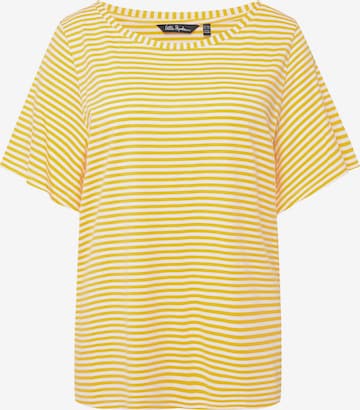 T-shirt Ulla Popken en jaune : devant