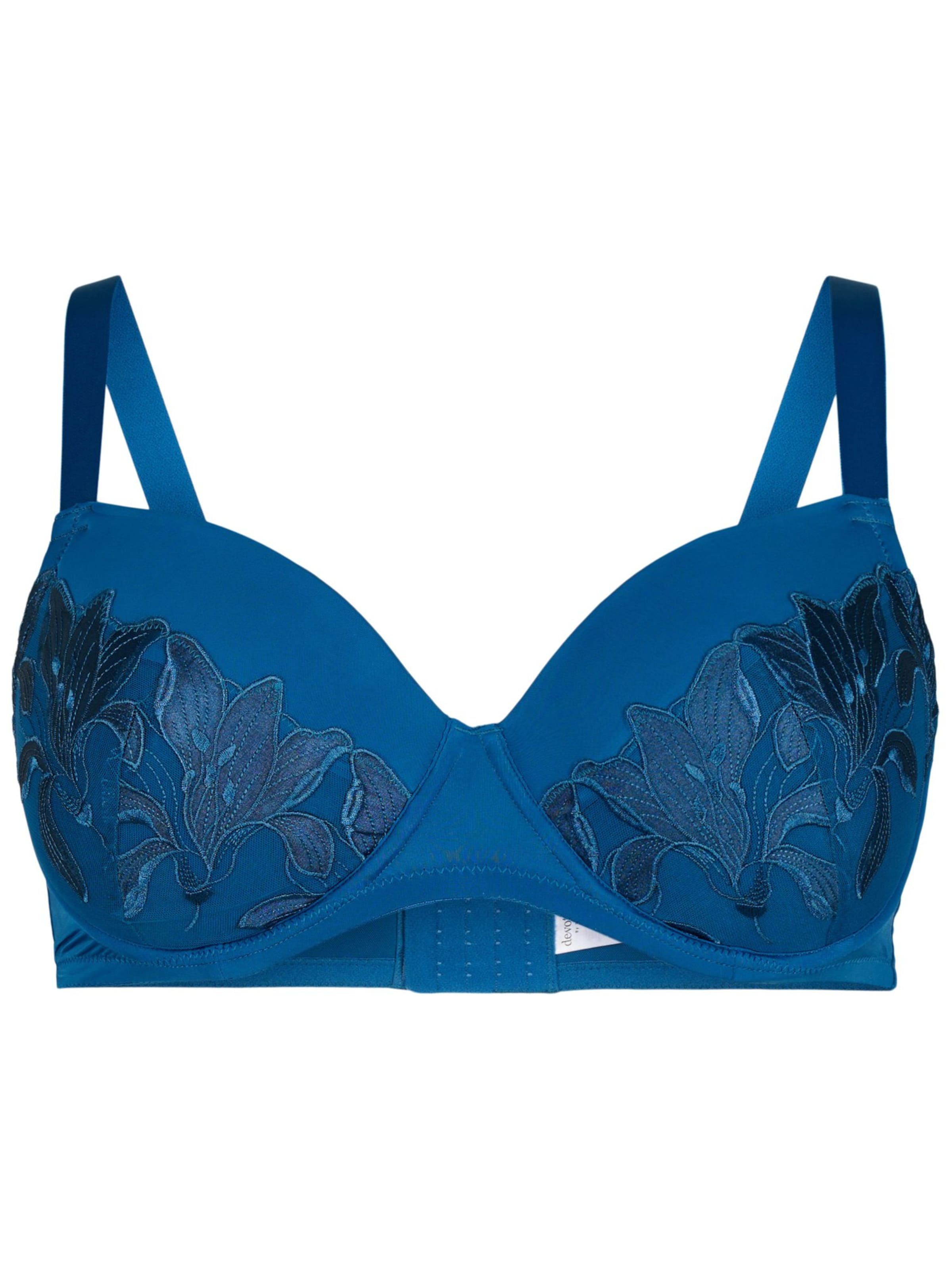 Triangle Soutien-gorge 'LANI' Devoted by Zizzi en bleu : devant