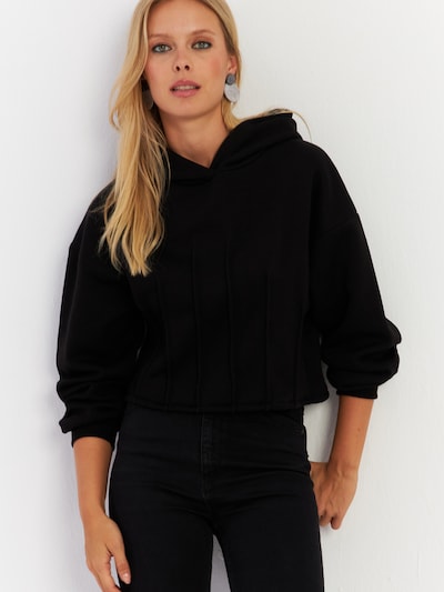 Cool & Sexy Sweat-shirt en S en noir, Vue avec produit