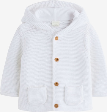 Cardigan Next en blanc : devant