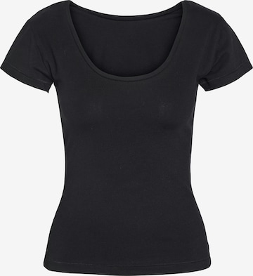 Noisy may T-shirt 'NMADRIANA' i svart: framsida