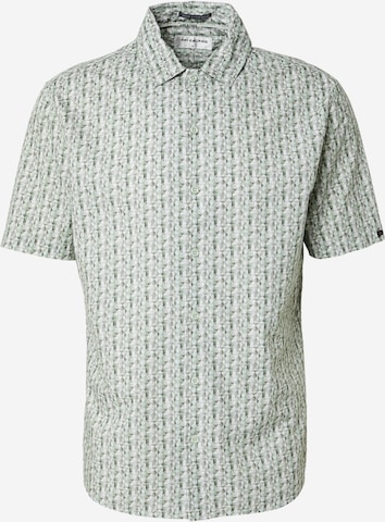 No Excess Overhemd in Groen: voorkant