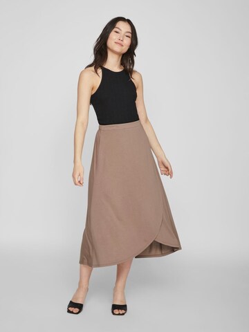 VILA Skirt in Brown