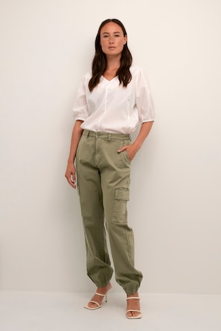 CULTURE Loose fit Pants 'Brita' in Green