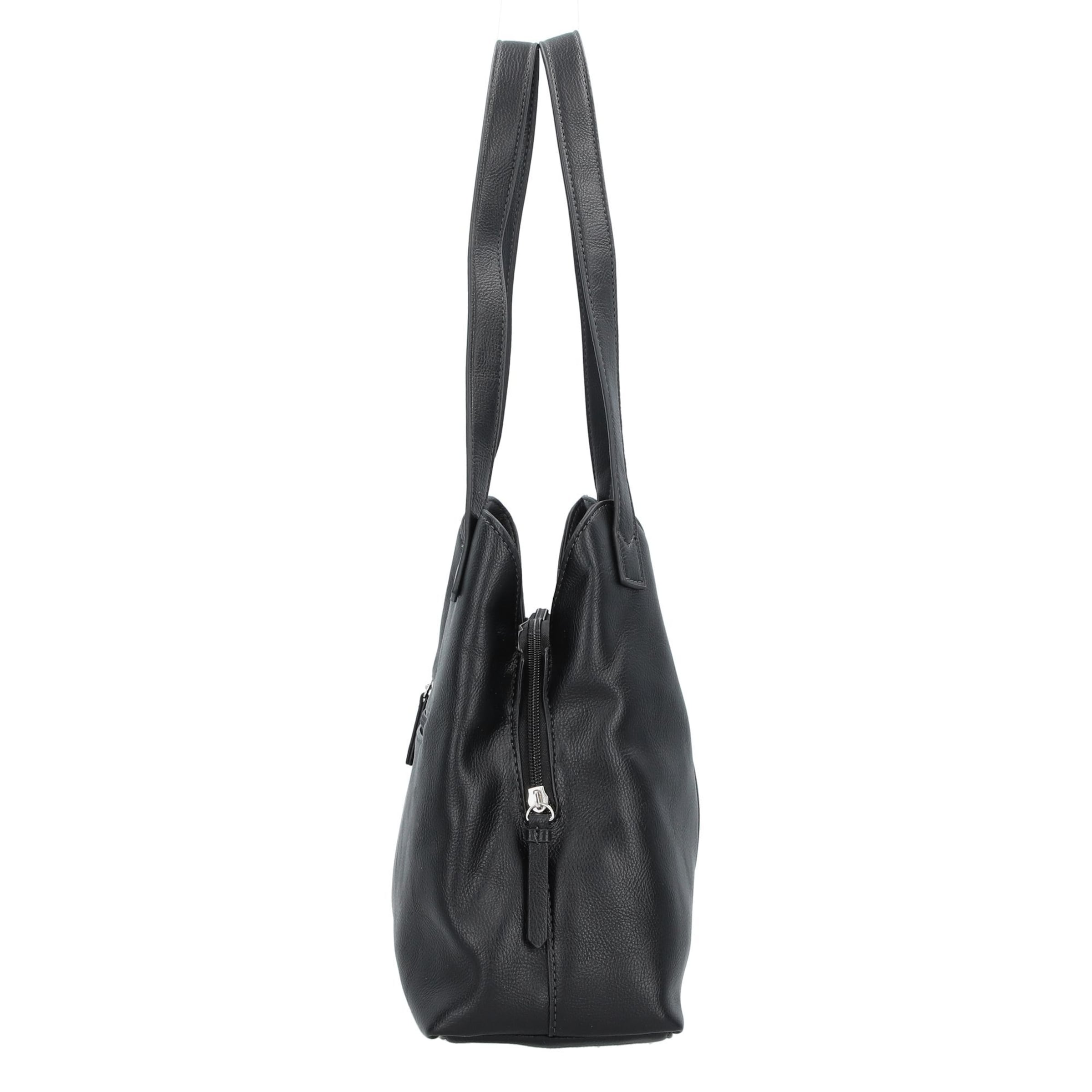 TOM TAILOR Schultertasche in Schwarz