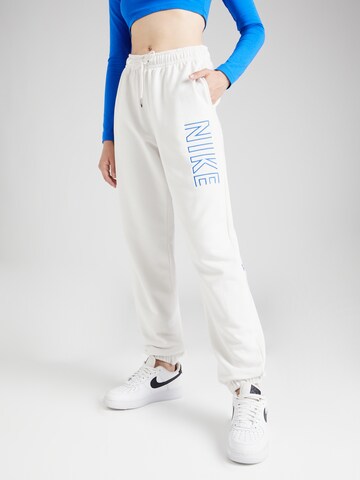 Nike Sportswear Regular Trousers in White: front