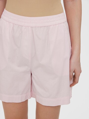 VERO MODA Loose fit Pants 'Nibi' in Pink