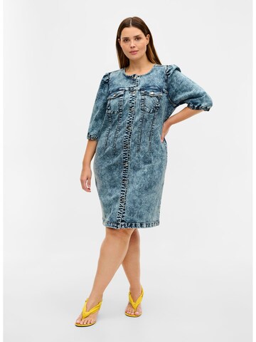 Zizzi Kleid in Blau