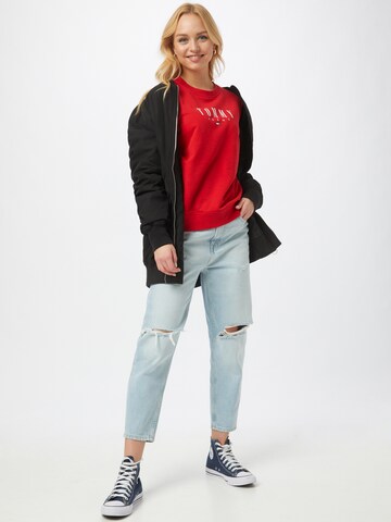 Tommy Jeans Sweatshirt in Rot