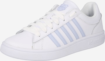 K-SWISS Platform trainers 'Court Winston' in White: front