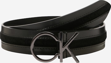 Ceinture Calvin Klein en noir : devant