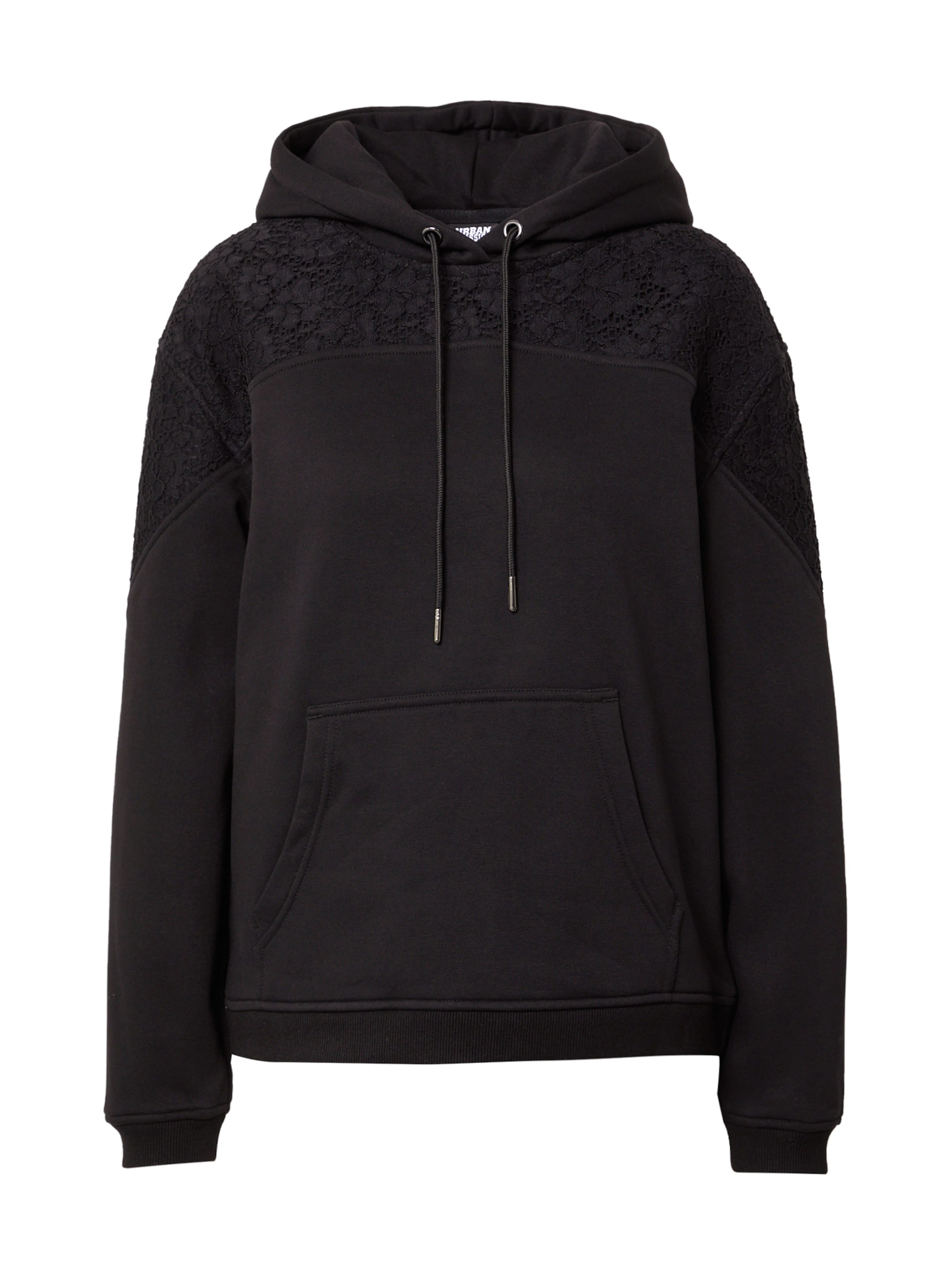 Frauen Sweat Urban Classics Sweatshirt in Schwarz - LW74609 Frauen Sweat Urban Classics Sweatshirt in Schwarz - LW74609