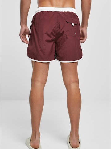 Urban Classics Badeshorts 'Retro' in Rot