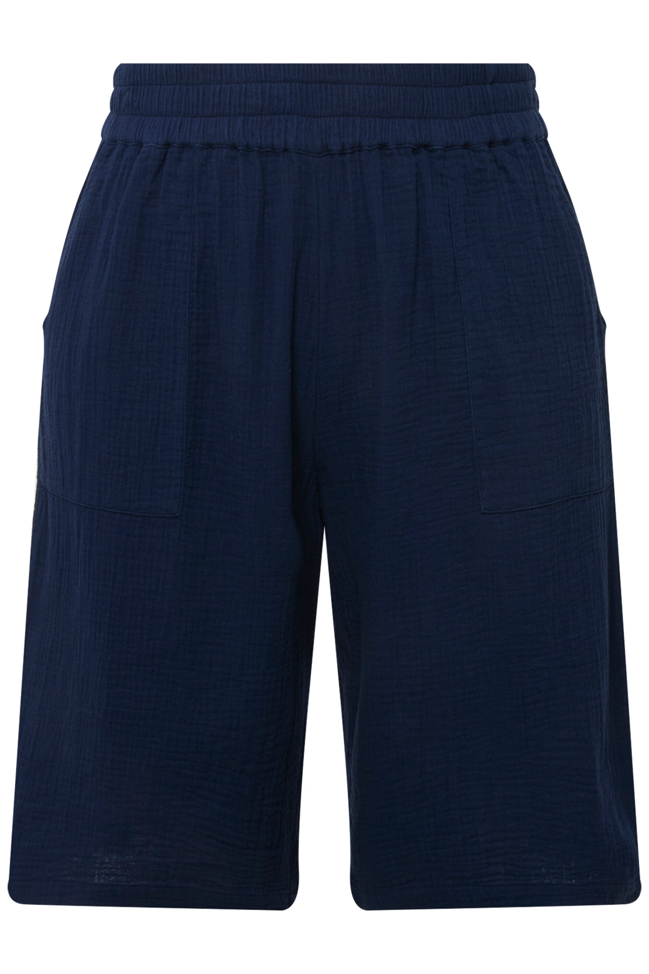 Ulla Popken Regular Broek in Blauw: voorkant