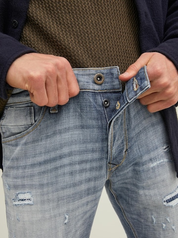 JACK & JONES Slimfit Jeans 'Glenn' i blå