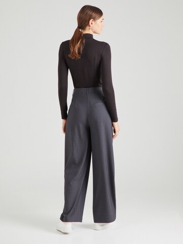 PIECES Wide Leg Hose 'PCPRUISA' in Grau