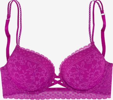 VIVANCE Push-up BH i lilla: forside