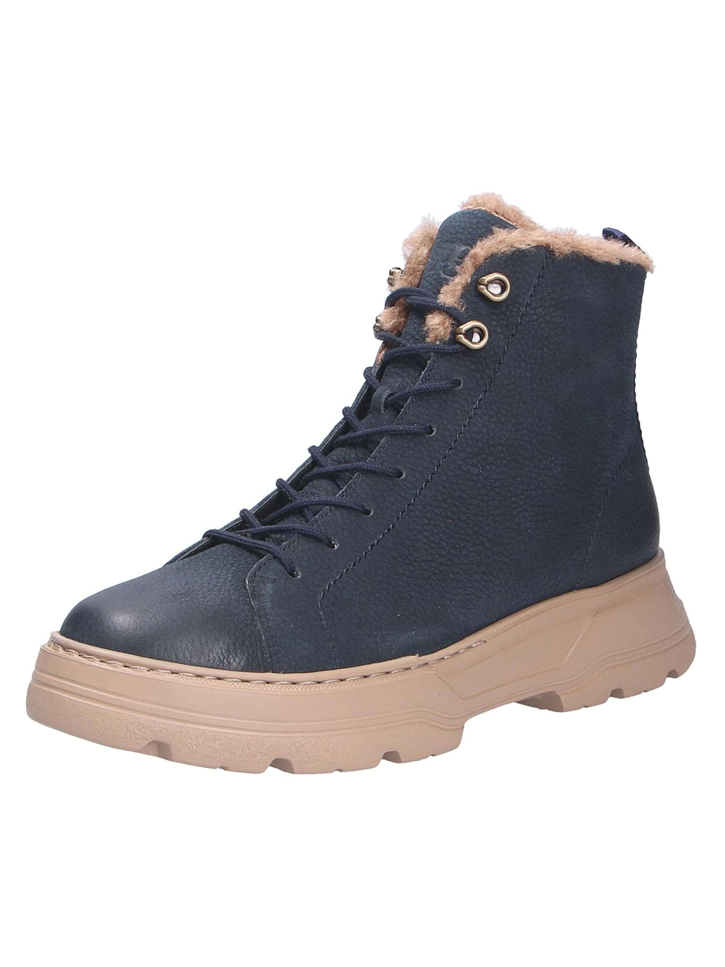 Bottines à lacets Paul Green en bleu : devant