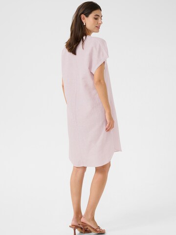 CULTURE - Vestido camisero 'CU Azemina' en beige