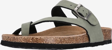 Cruz T-Bar Sandals 'HARDINBURG' in Green: front