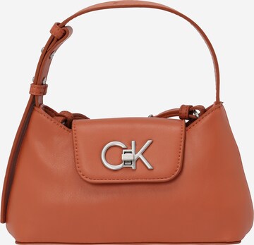 Calvin Klein Handtas in Oranje: voorkant