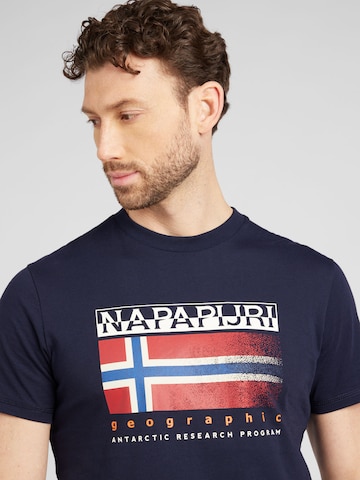 NAPAPIJRI - Camiseta 'S-KREIS' en azul
