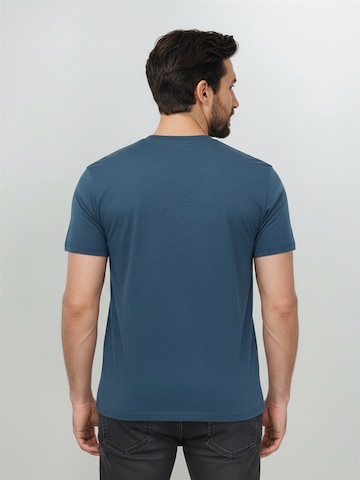 GREENBOMB Performance shirt ' Basic Loom ' in Blue
