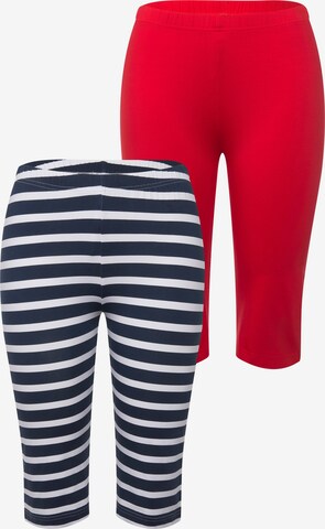 Skinny Leggings Ulla Popken en bleu : devant