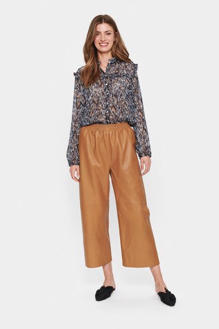 SAINT TROPEZ Bluse 'Presley' in Blau