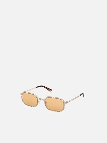 Emilio Pucci Zonnebril 'Pucci EP0248 Animal/texture 52/23/140 Women Sunglasses' in Goud: voorkant