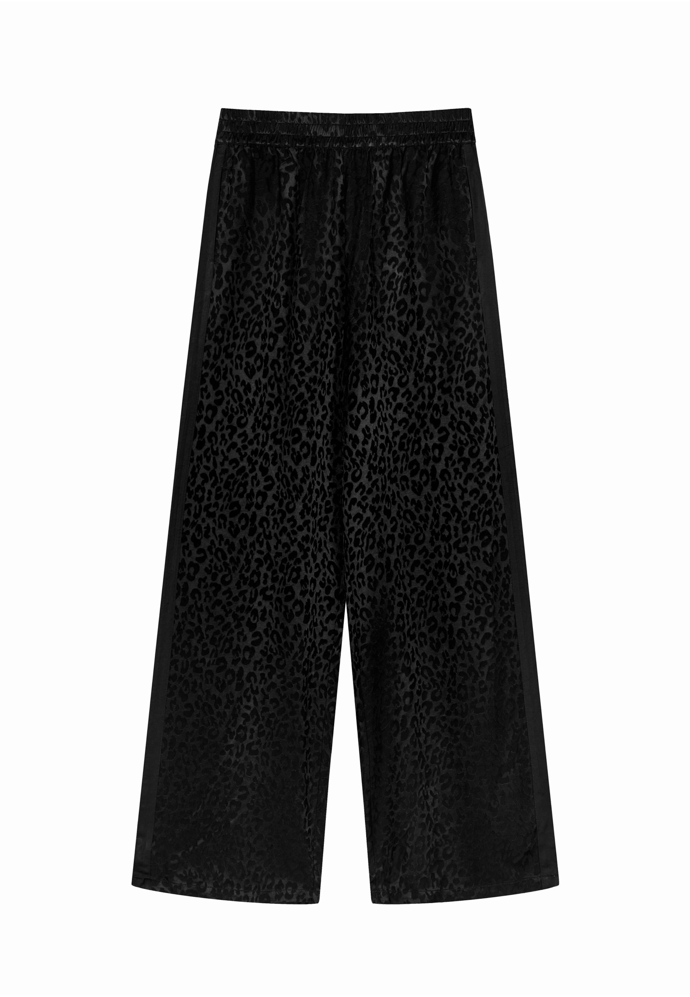 Wide Leg Pantalon 'Saela' OH APRIL en noir : devant