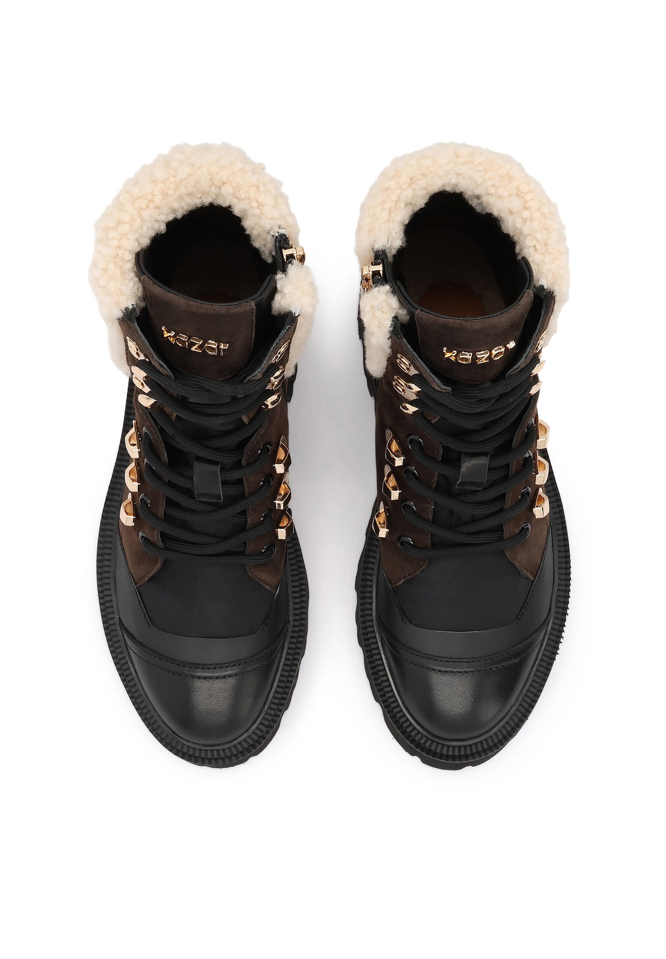 Stivaletto stringato di Kazar in marrone