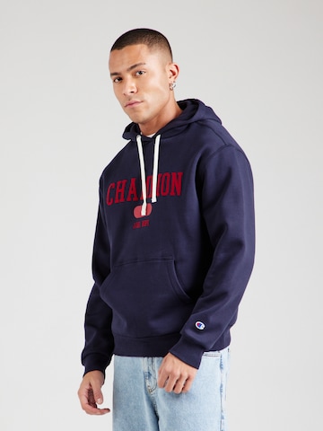 Champion Authentic Athletic Apparel Sweatshirt in Blue: front