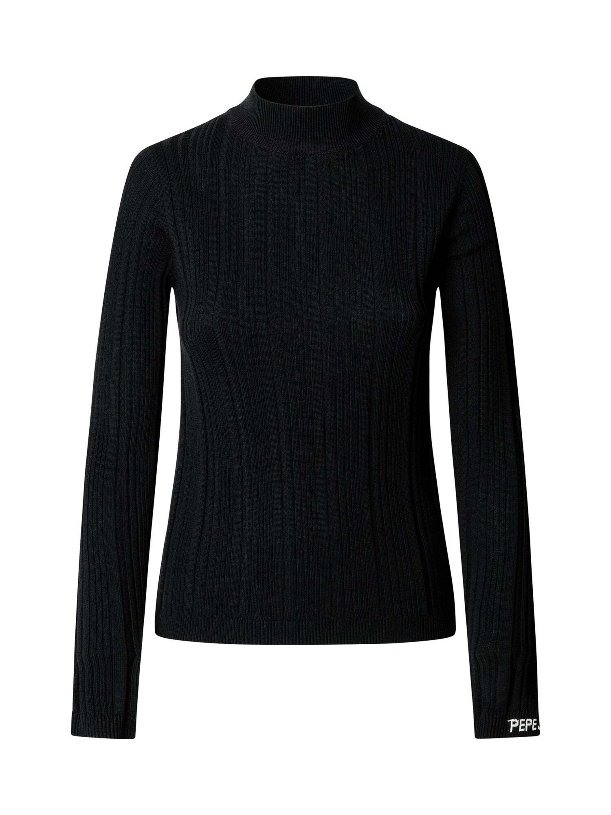 Pullover 'Anna Perkins' di Pepe Jeans in nero: frontale