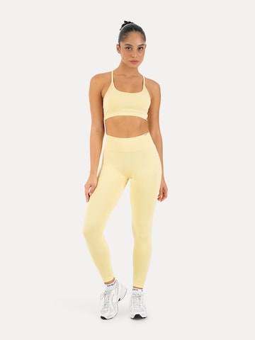 Smilodox Skinny Leggings in Geel