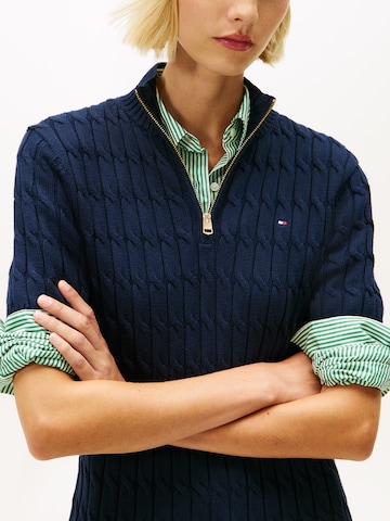 TOMMY HILFIGER Kootud kleit, värv sinine