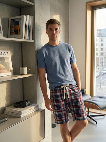 Pyjama court Phil & Co. Berlin en bleu